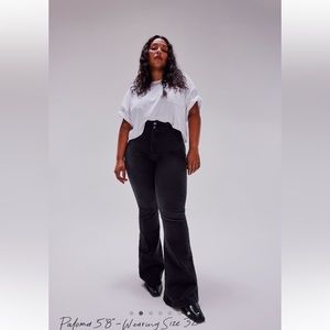 We the free Jayda Flare Jeans in Onyx